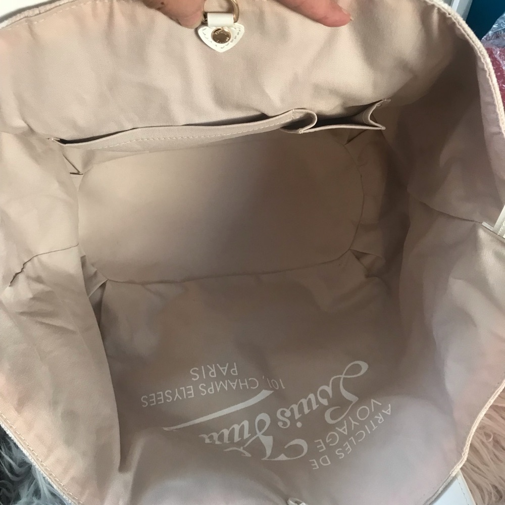Sold out !!!Authentic Louis Vuitton LV Tote Bag Cabas Ipanema GM Pink Line bag. - Picture 8 of 16